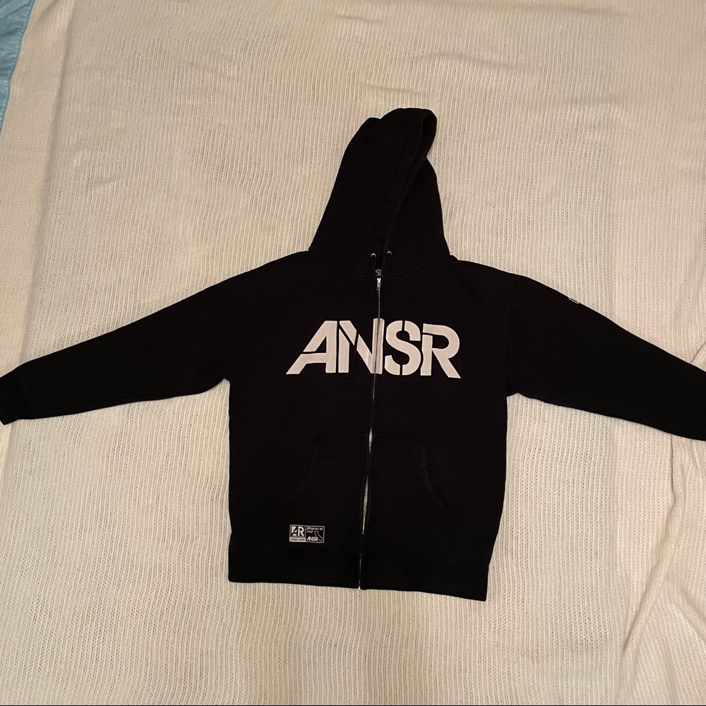 ANSR zip-up sweatshirt mens size L